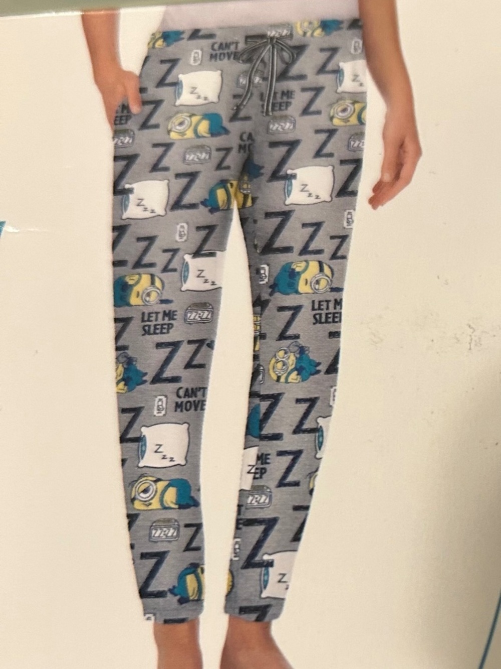 Pantalón de Pijama Jogger de los Minions(talla plus xxxl)